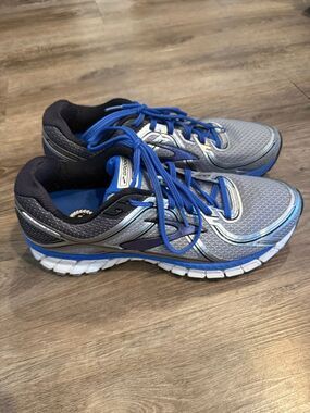 Brooks Adrenaline GTS 16 Running Shoes Men's Size 10.5 in Gray Blue